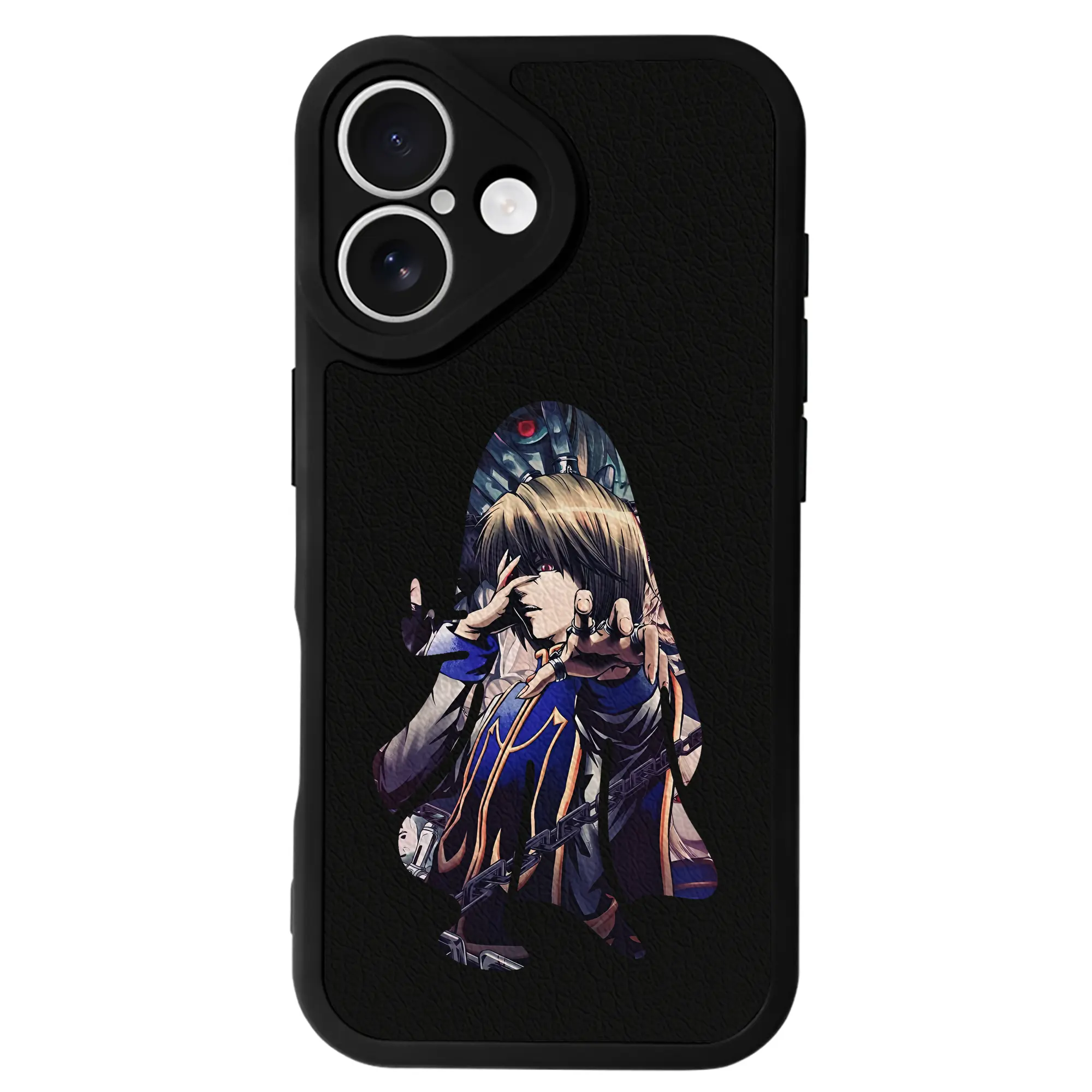 ハンター×ハンター グッズ クラピカ - IPhone 16シリーズ対応 ・ シリコンスマホケース ・ レザー調 ・ 高精度フィット ・ 耐衝撃 ・ ワイヤレス充電対応 ・ 精密カット